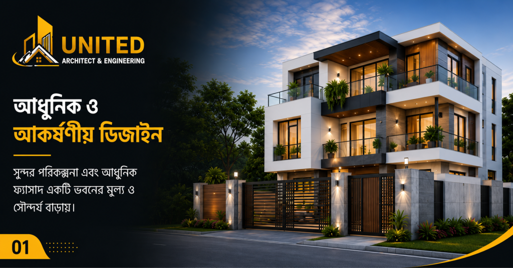 Architectural Design কী? আধুনিক ও আকর্ষণীয় Architectural Design সহ বাড়ির 3D Exterior Design